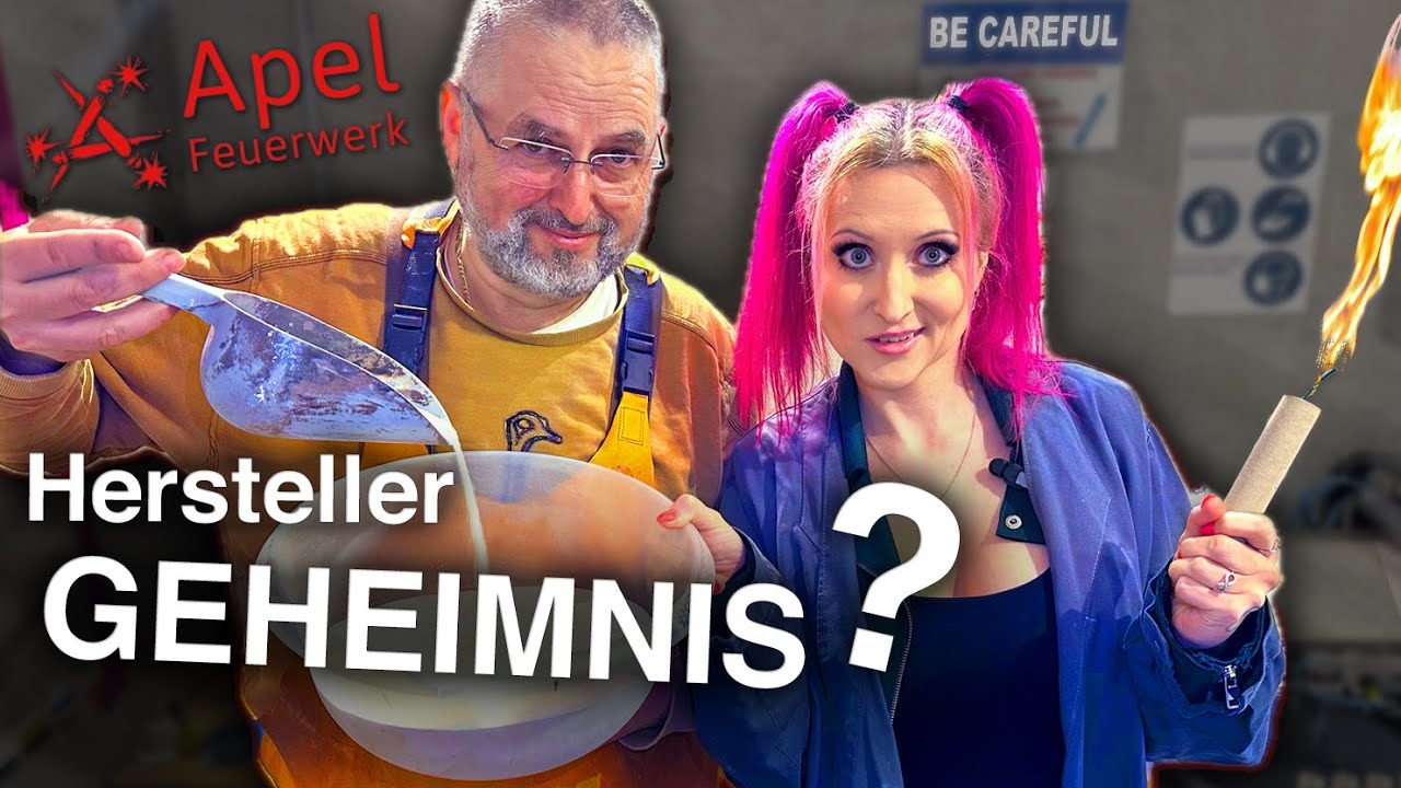 So entstehen Fontänen + Neuheiten! - zu Besuch bei Hersteller Apel Feuerwerk - VLOG | Cherry Berlin