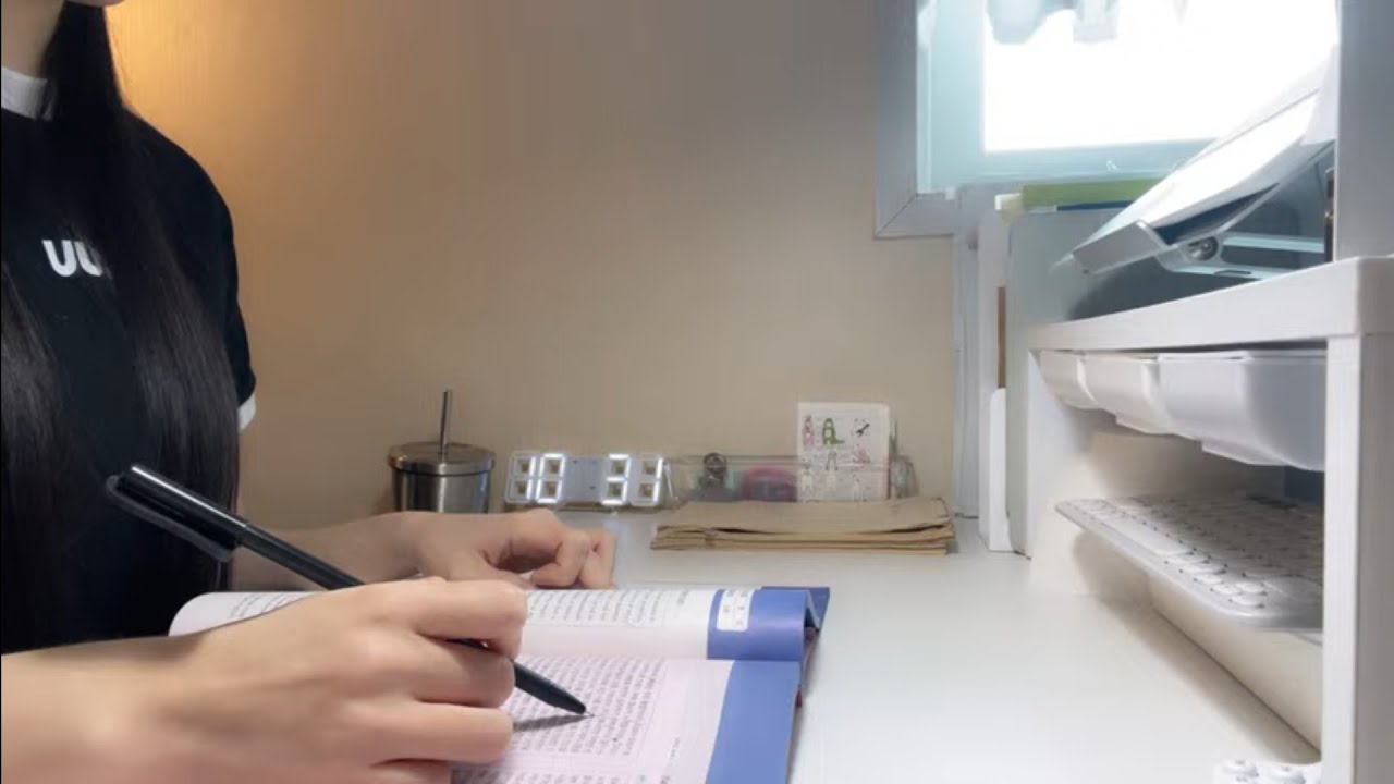 [스터디윗미] 음소거x Study With Me 공부루틴 수험생 시험 백색소음 스터디