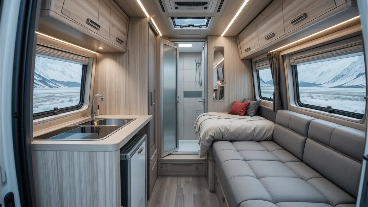 Bravia Swan 599 : le roi des vans hivernaux||Ce van peut survivre à -30°C !