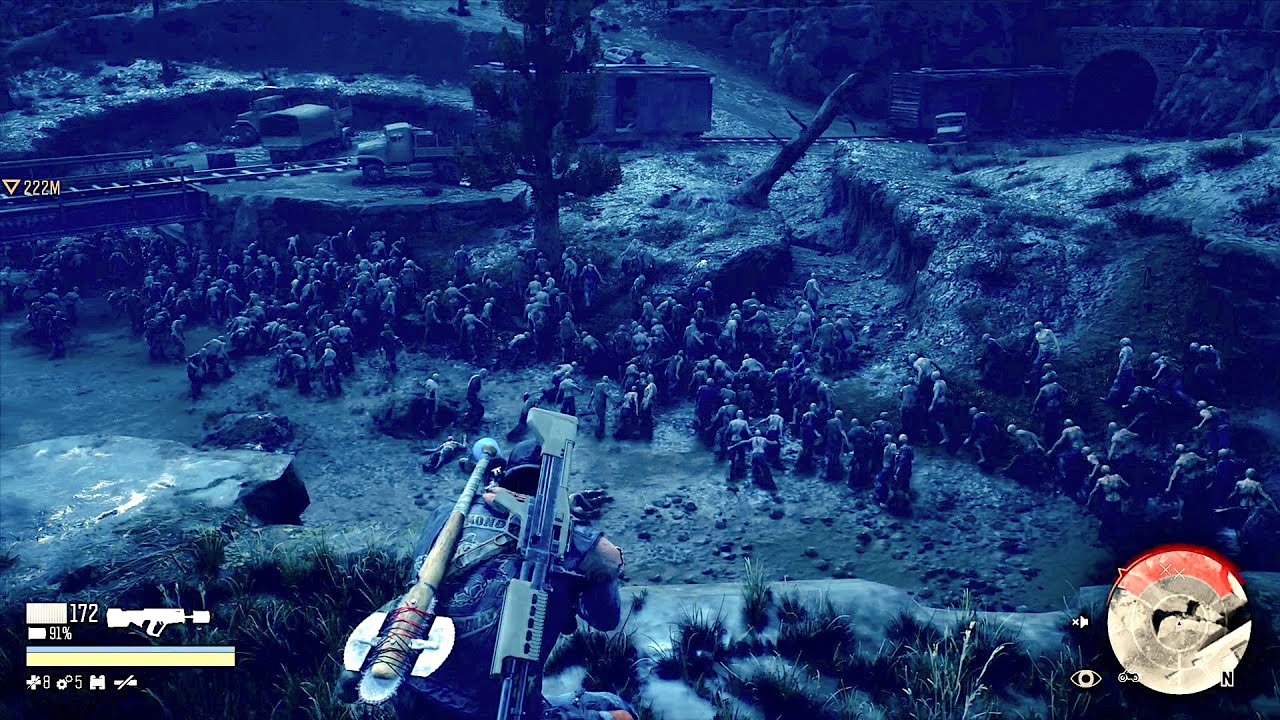 DAYS GONE | Lobert Draw Ridge Horde (Insane 400v1 Battle)