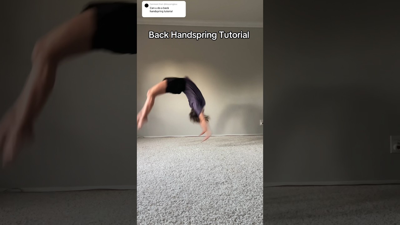 Back Handspring Tutorial 🌟