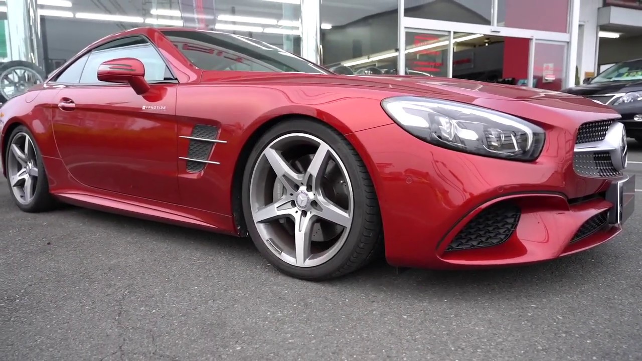 BENZ SL400 R231 ローダウン施工。IID製ロワリングKIT取付動画です。