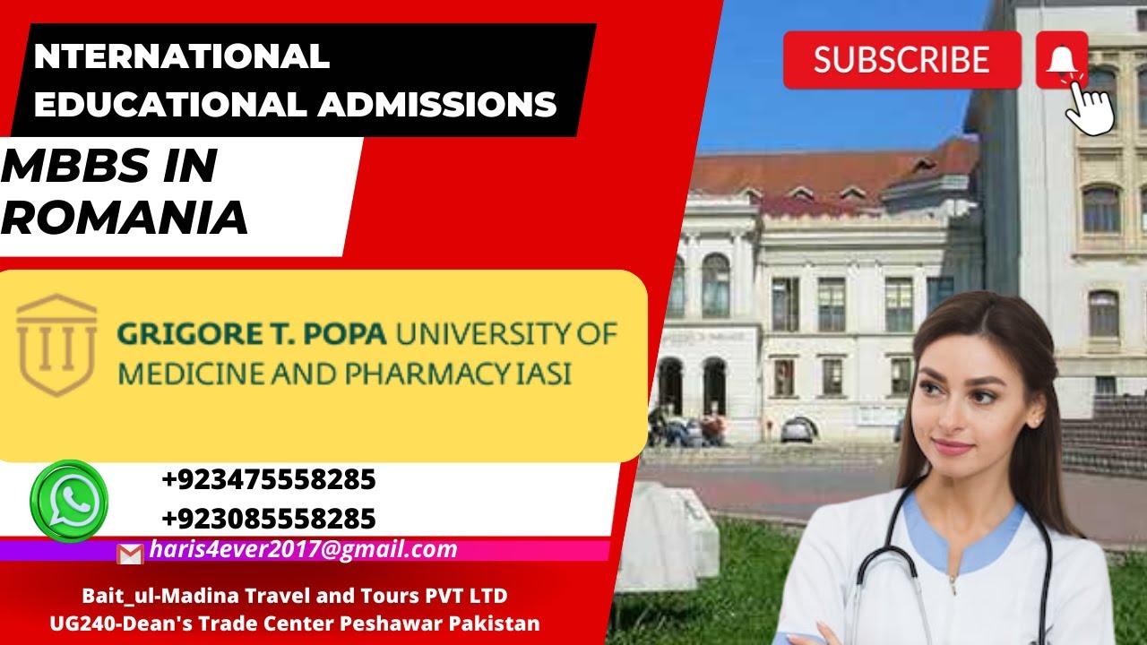 MBBS in University of Medicine Phormacy Grigore T.popa Iasi | MBBS in Romania | MBBS in Abroad