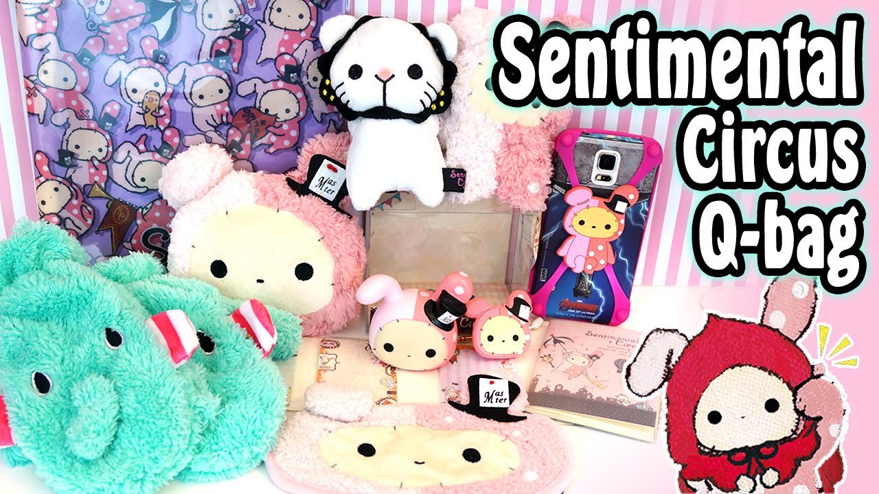 San X Sentimental Circus Q-box/Q-bag Unboxing - Monthly Subscription Kawaii Box
