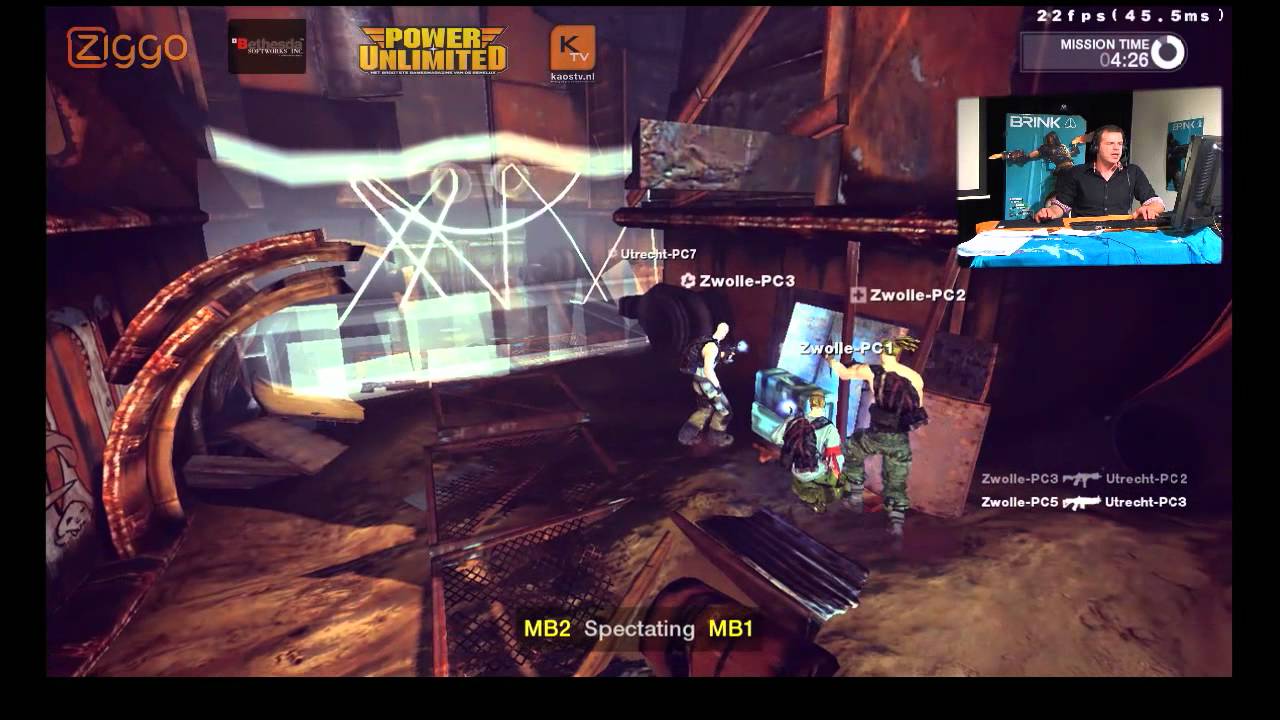 Finals Brink Multiplayer event (DUTCH) - Powered by Ziggo, Bethesda, PU.nl and Kaos TV