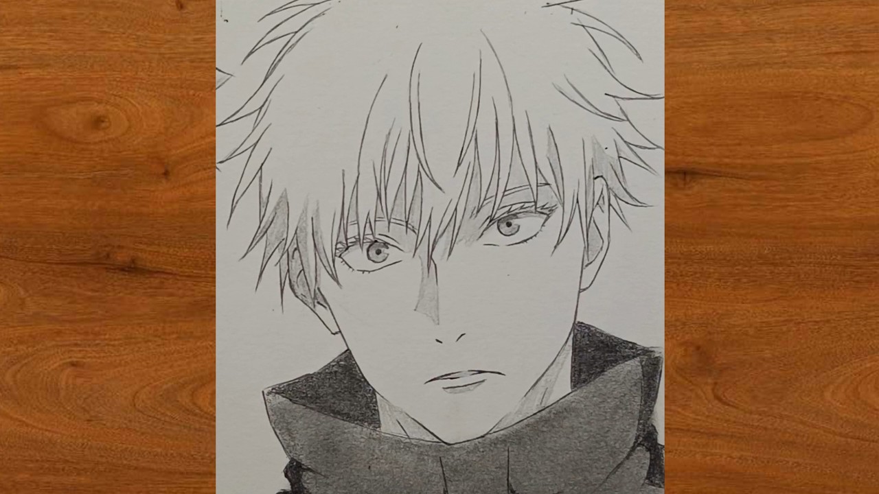 drawing gojo six eye