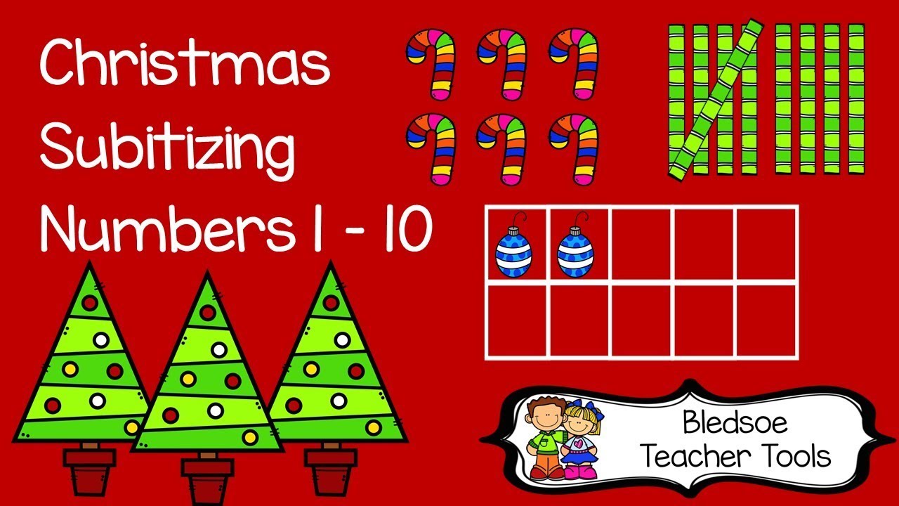Bledsoe Teacher Tools Christmas Subitizing
