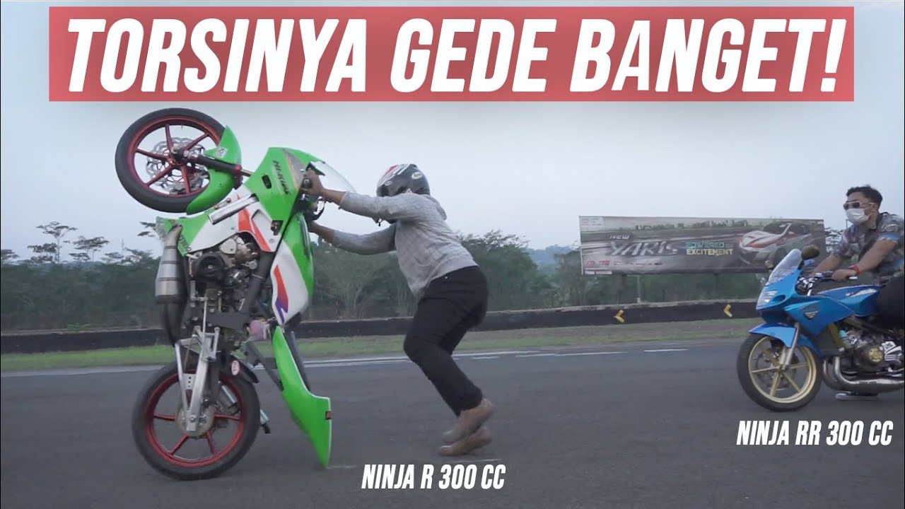 Top Speed Ninja R 300 cc 2 Silinder Percobaan, Sirkuit Sentul