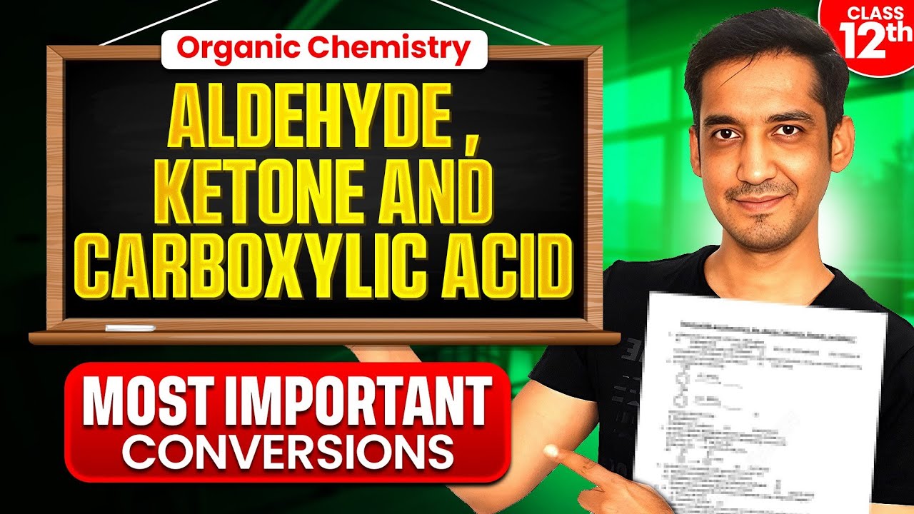 Aldehydes ketones and Carboxylic acids✅ | Most Important Conversions 🔥Class 12th Chemistry
