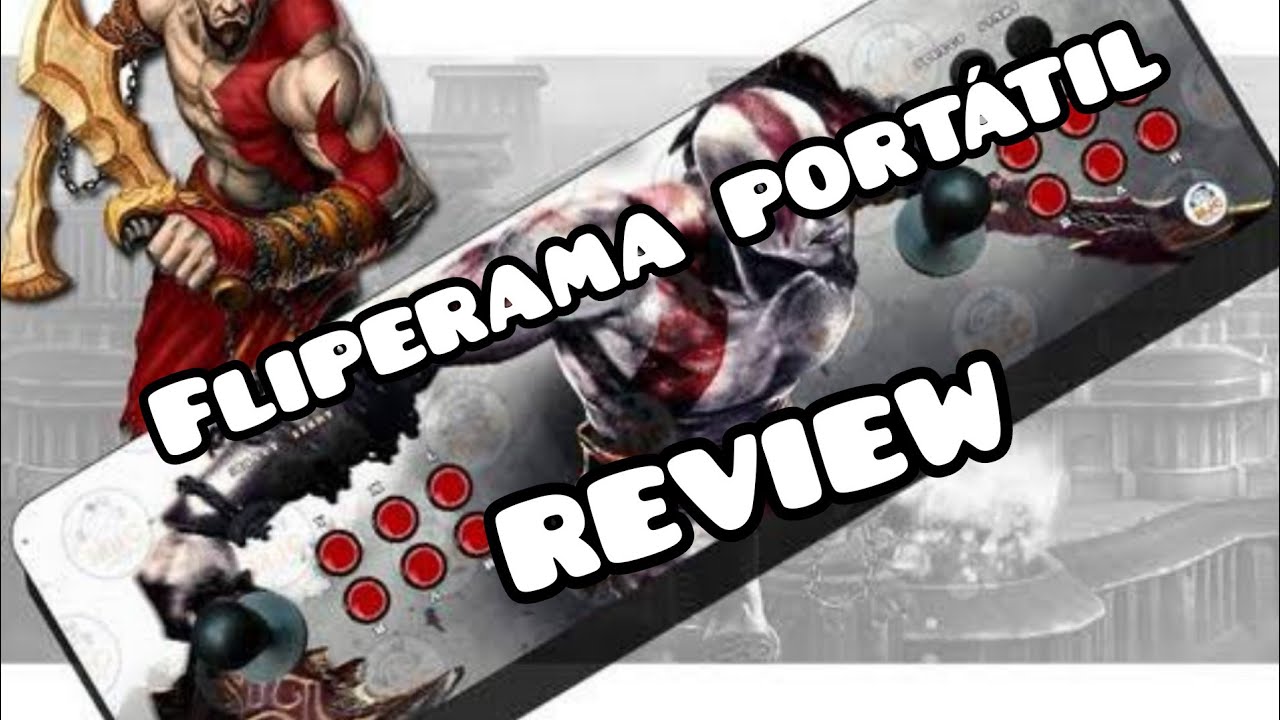 REVIEW FLIPERAMA PORTÁTIL | O MAIS BARATO DO MERCADO