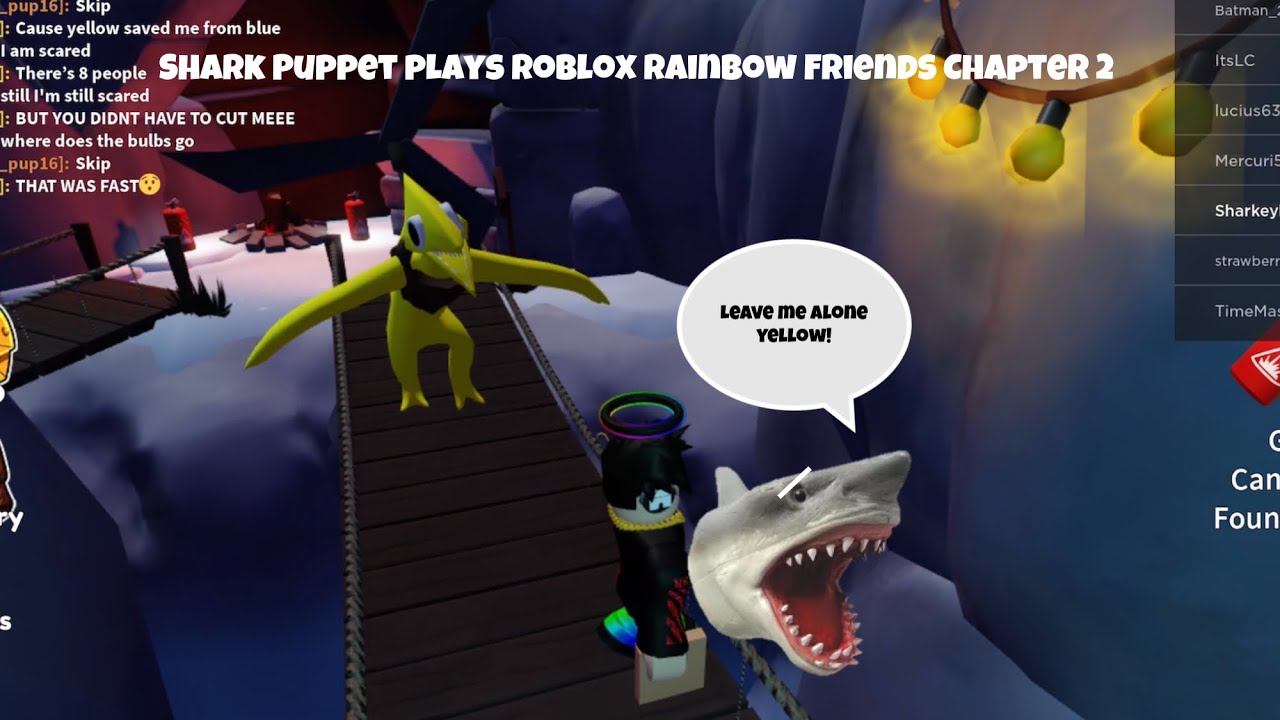 SB Movie: Shark Puppet играет в Roblox Rainbow Friends Chapter 2!