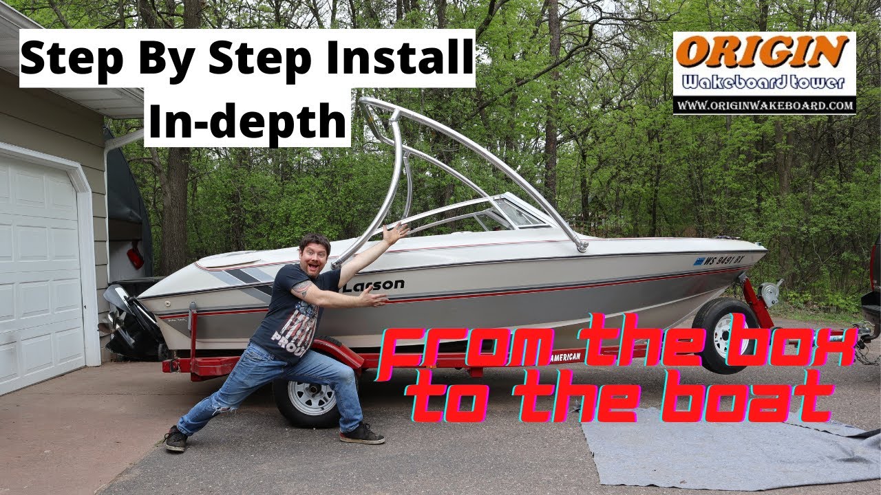 How to install a wakeboard tower