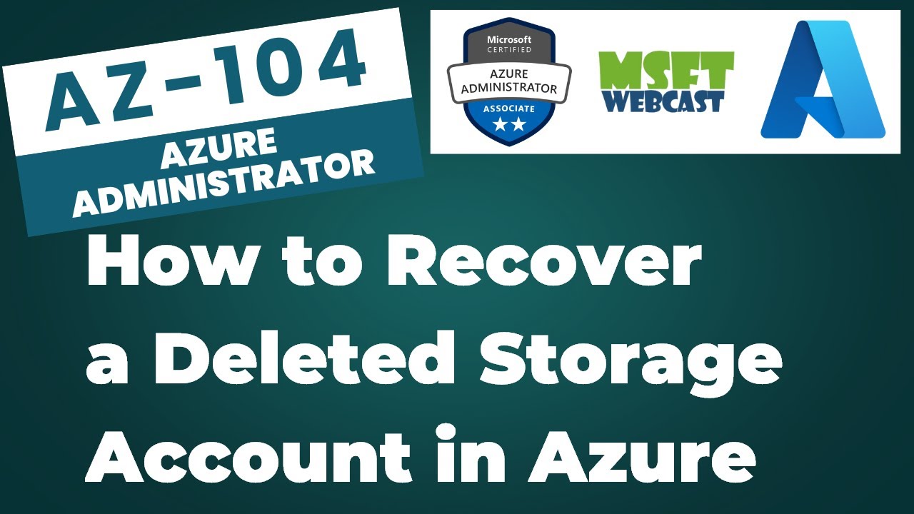 66. Как восстановить удаленную учетную запись хранения в Azure | Пошаговое руководство