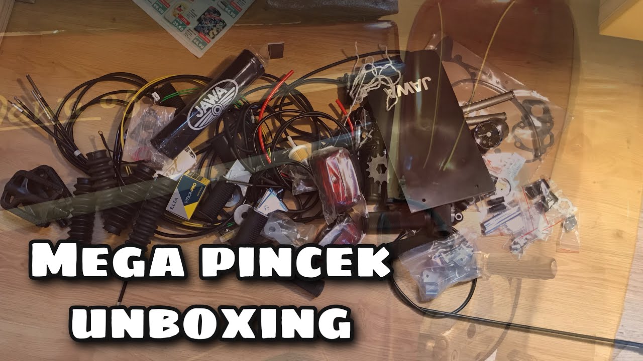 UNBOXING dílů na pionýra | Jawa Maniak