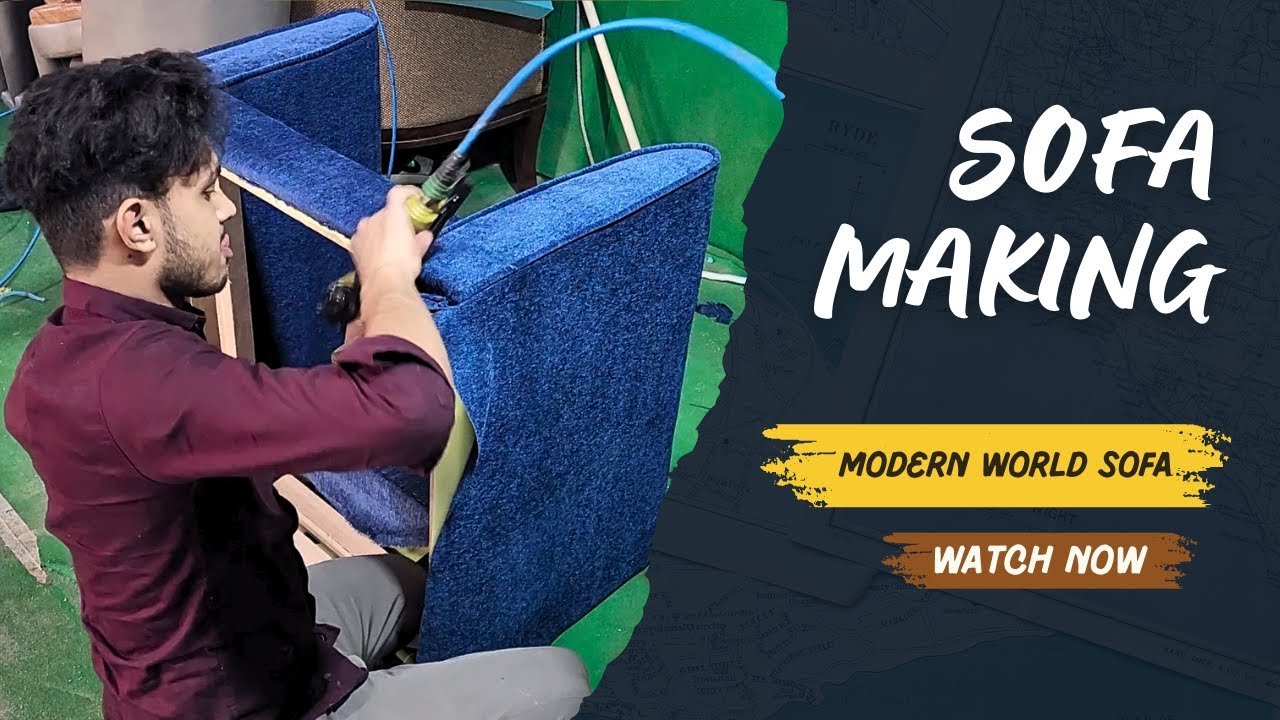 How to Make a simple Sofa | DIY Sofa Making Step-by-Step Tutorial