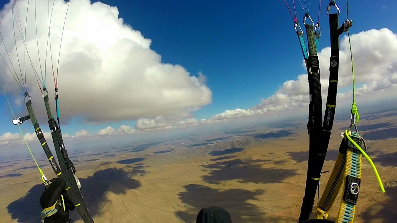 Ozone Buzz Z5 - XC from Torrey Paso with cloud streets!