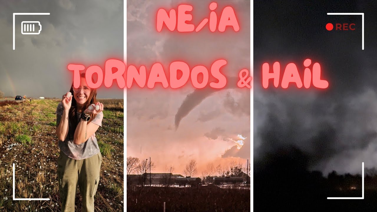 Tornado And Massive Hail Tear Through Omaha Nebraska Metro - 4/17/25