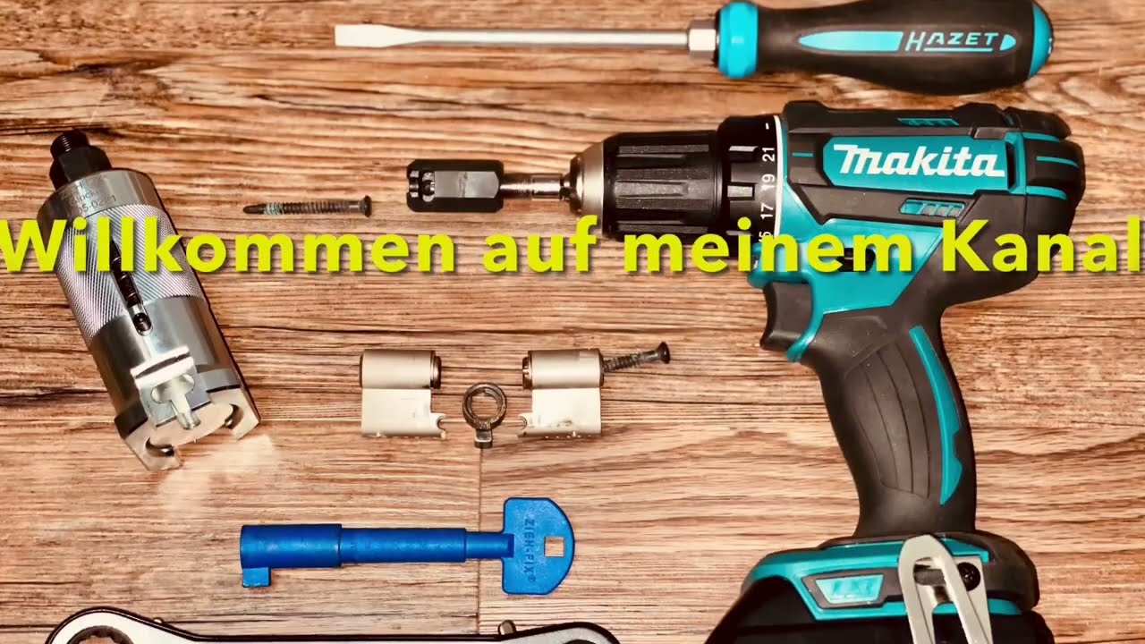Anleitung für Aufsperrdienst/Schlüsseldienst Seminar Feuerwehr/Schloss öffnen/Schließzylinderknacken