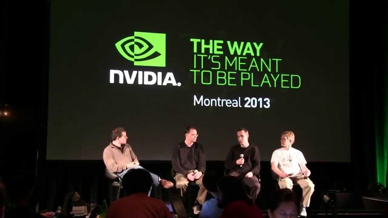 John Carmack, Tim Sweeney and Johan Andersson Panel  - NVIDIA Tech Day 2