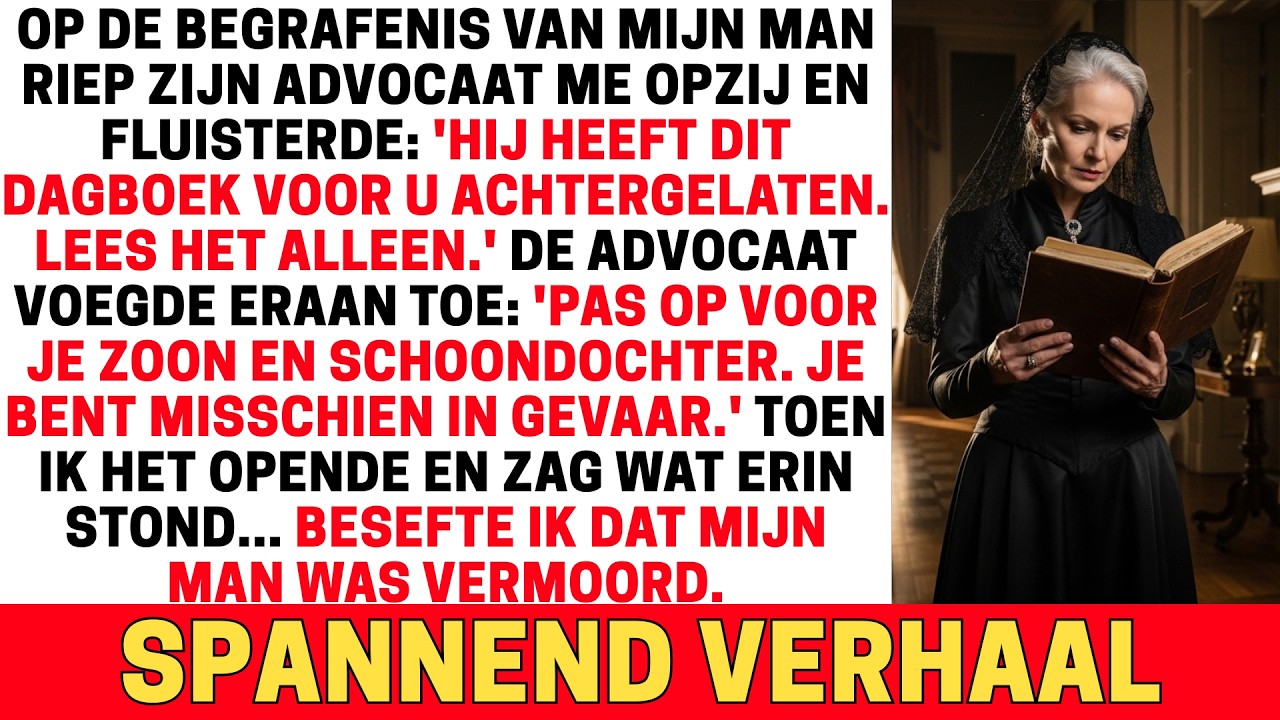 De advocaat van mijn overleden man gaf me een dagboek: 