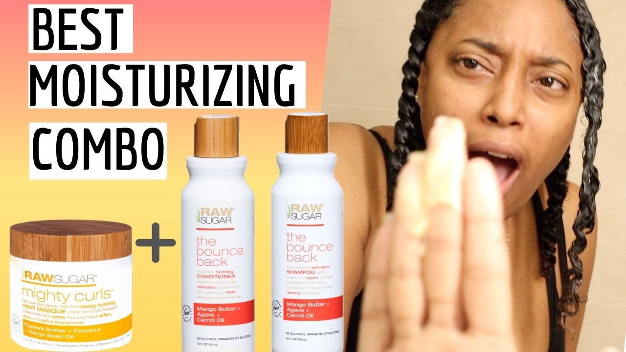 RAW SUGAR HAIR CARE | Bounce Back Shampoo/Conditioner +  Mighty Curls Hair Masque : Target Edition