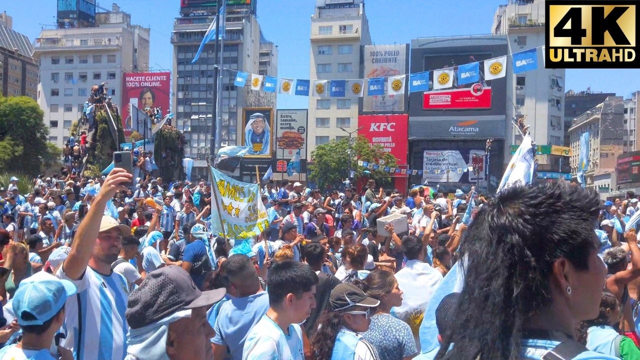 EXPLOTA la tarde de la final del mundo | ARGENTINA VS FRANCIA 2022 [4K]