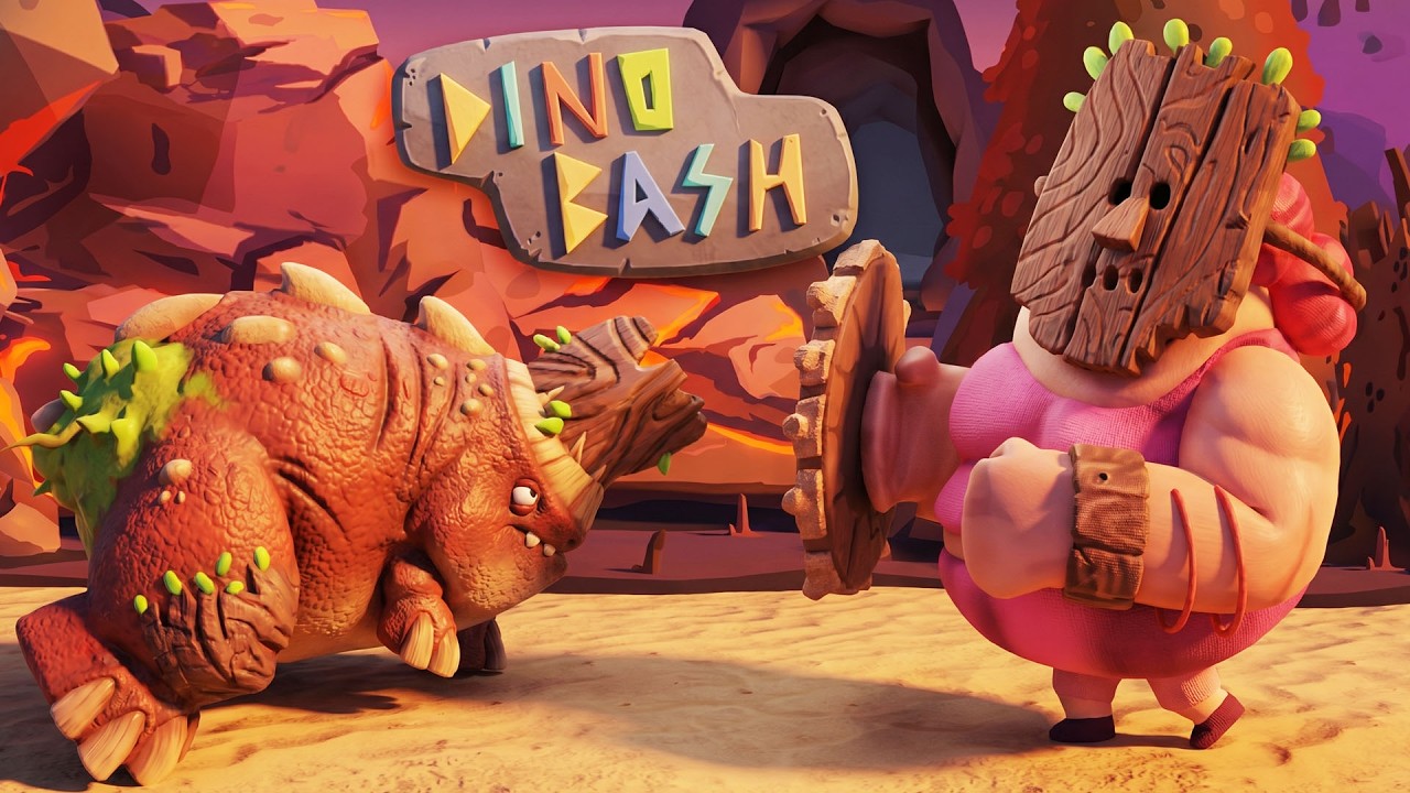 Dino Bash БРОНИРОВАННАЯ ТЁТЯ МОТЯ! Последние уровни на ОСТРОВЕ ВУЛКАНОВ