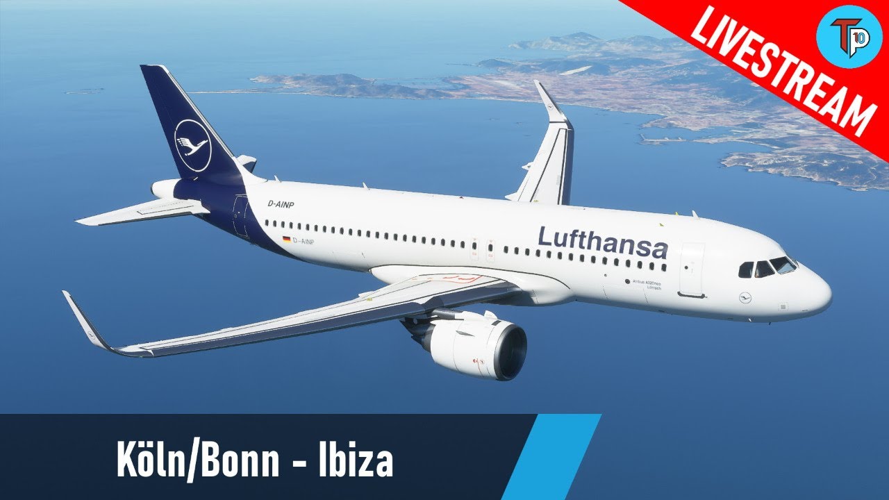 Microsoft Flight Simulator 2020 | Köln/Bonn - Ibiza (EDDK - LEIB) | Airbus A320neo | Lufthansa