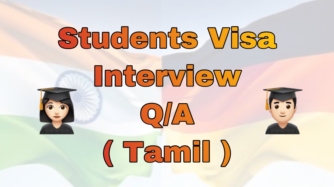 Germany Students Visa Interview Questions and Answers in Tamil