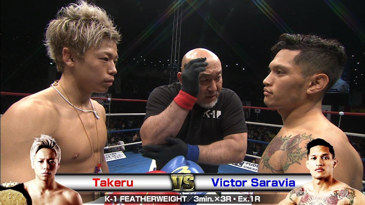 Takeru vs Victor Saravia 17.4.22 Yoyogi／K-1 FEATHERWEIGHT／3min.×3R・Ex.1R