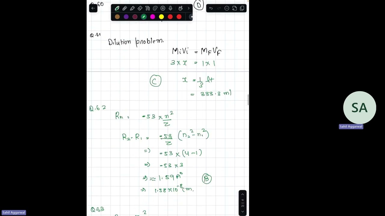 chemistry neet test series 1 solution 2025