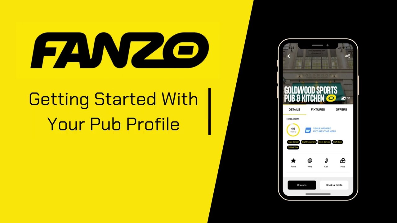 Getting Started With Your FANZO Pub Profile