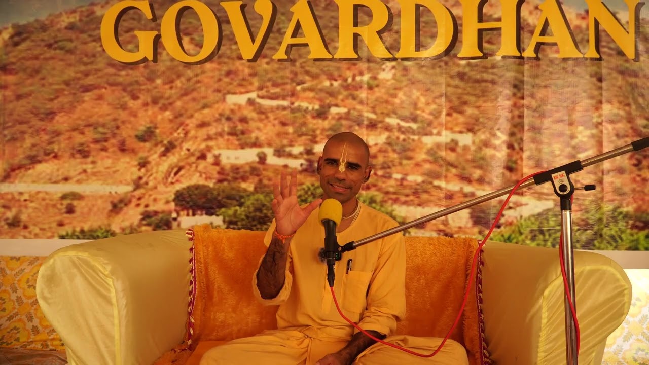 Welcome to the world of Krishna consciousness #goverdhan #iskcon #gorakhpur #pravachan 