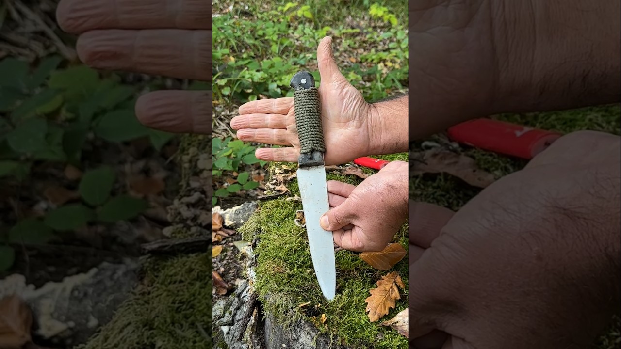 Survival Skills: Incredible Knife and Paracord Hack. #survival #camping #skills