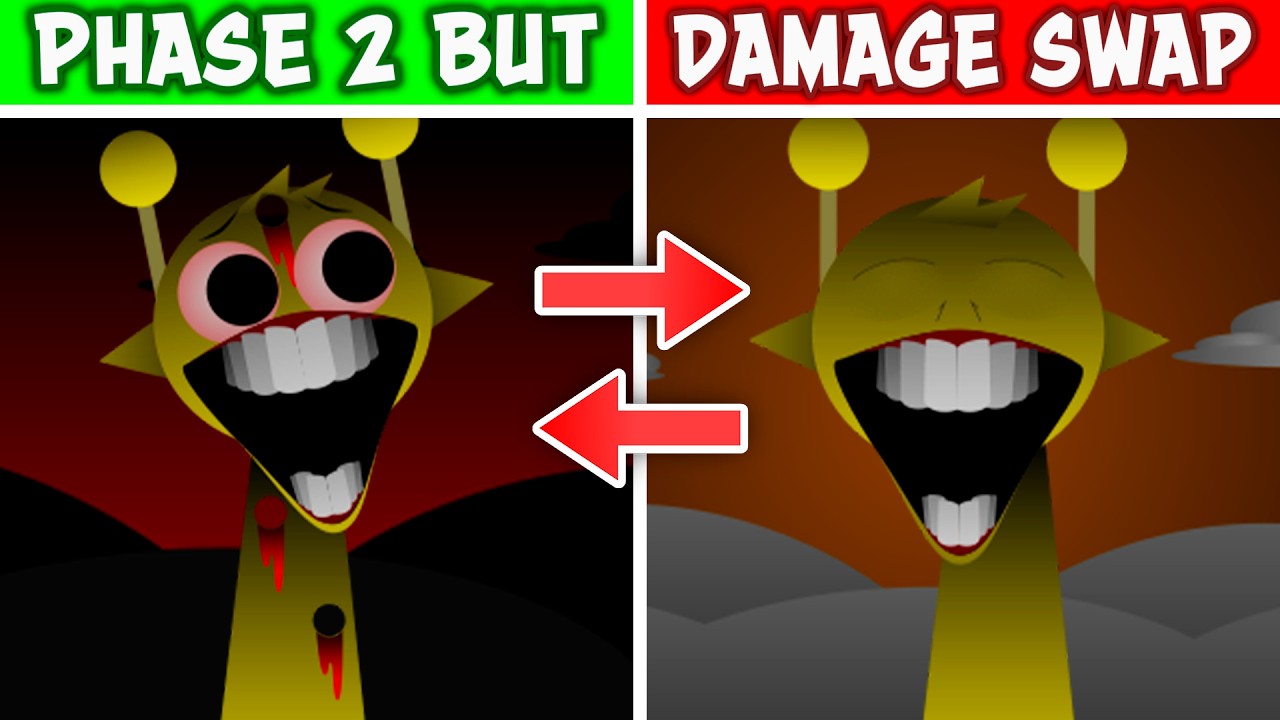 Sprunki Phase 2 But DAMAGE SWAPPED ANTI-SHIFTED