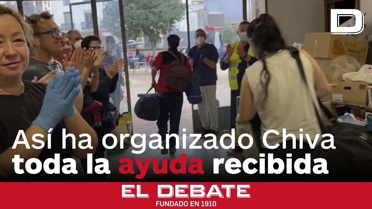 La solidaridad de los vecinos de Chiva se abre paso en medio de la crispación