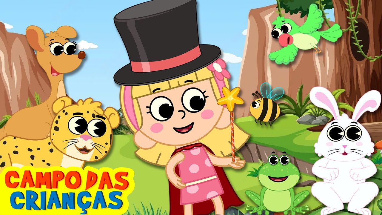 Mova-o como animais | Músicas Para Crianças | Musicas em Portugues | Campo das criancas