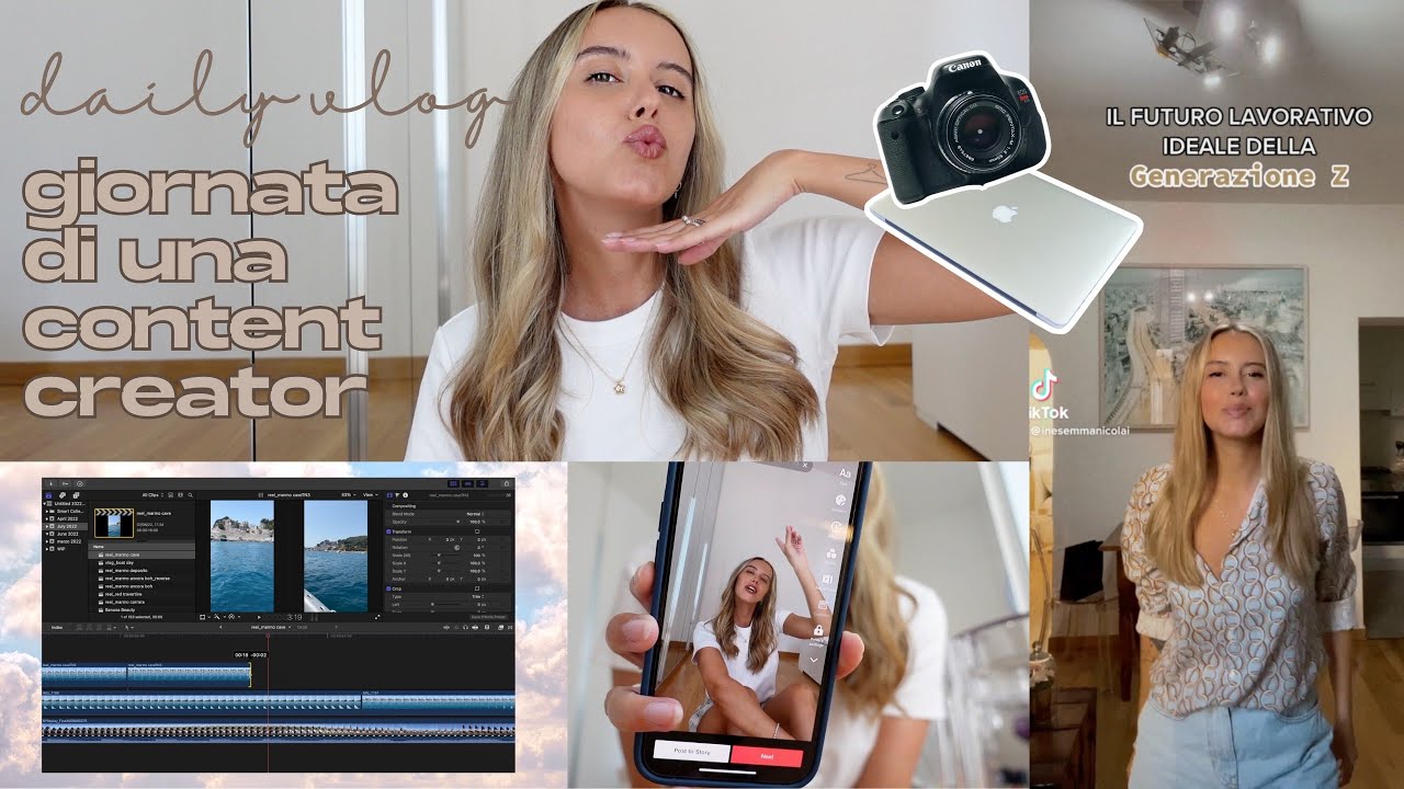 Come organizzo il mio lavoro da CONTENT CREATOR | TikTok, Instagram & BeReal