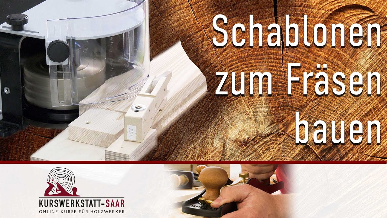 Eine Frässchablone bauen - Egal ob für den Frästisch oder die Tischfräse