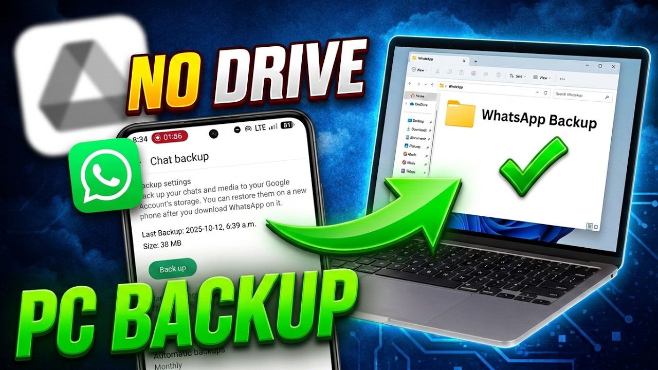 Stop Using Google Drive! Backup WhatsApp to PC for FREE