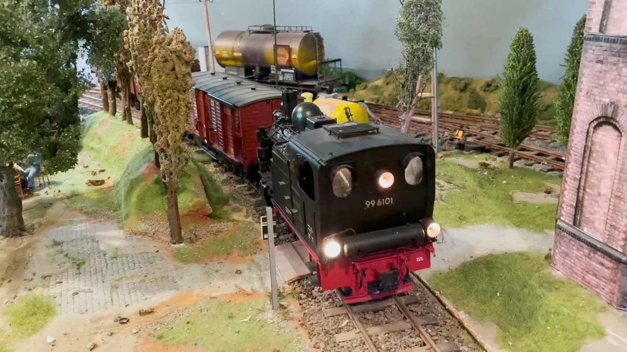 7. Kohlezüge Spur 2 und Spur 2m Modellbahn Dachbodenanlage