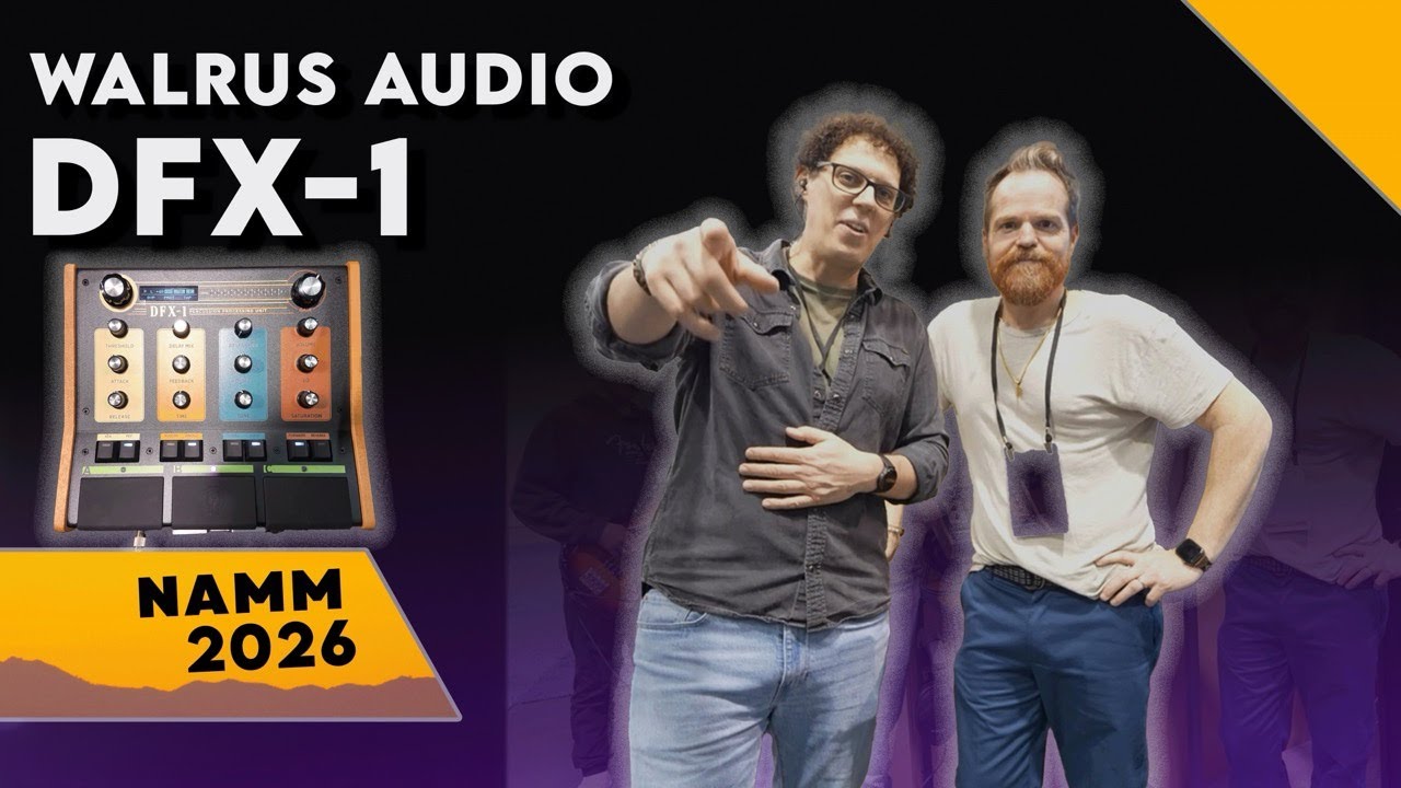 John Mayer’s Drummer Gets It - DFX-1 | Walrus Audio | NAMM 2026
