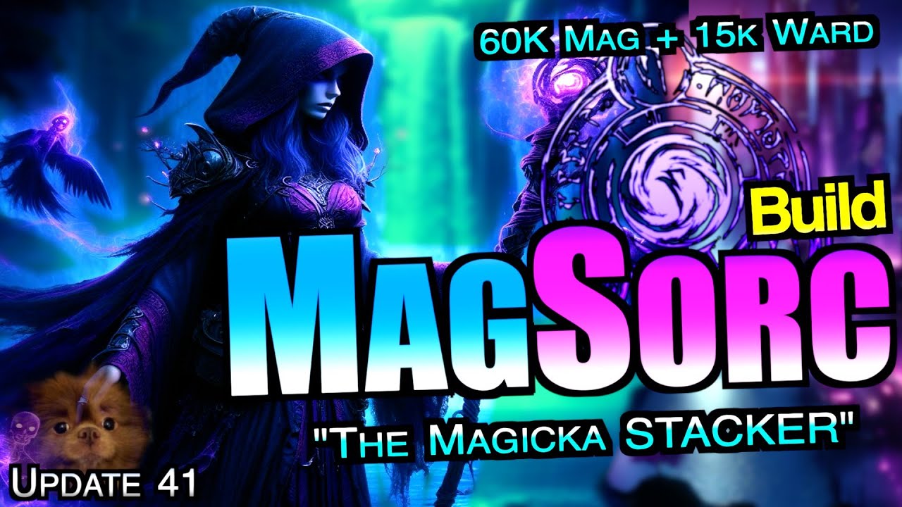 ESO PvP: MagSorc EASY and STRONG HIGH Max Mag BURST and 15k+ Shields (U41)  | 