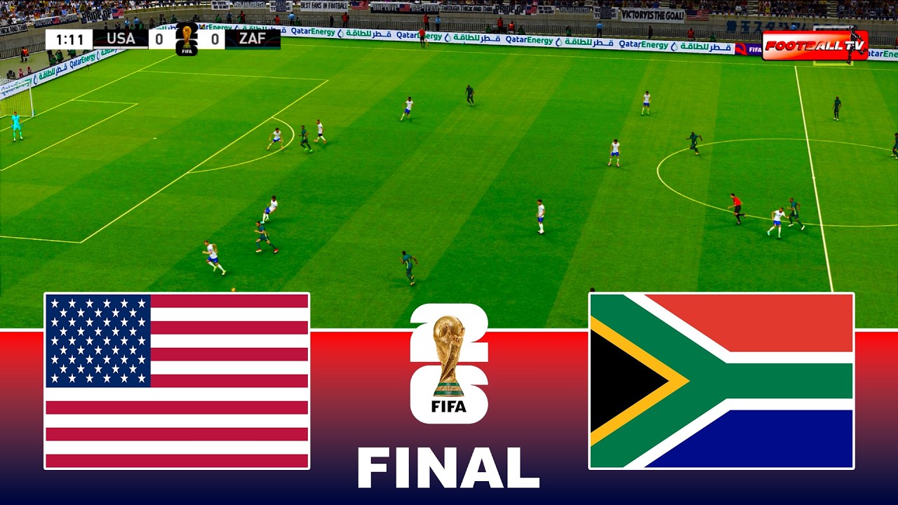 USA vs SOUTH AFRICA - FIFA WORLD CUP 2026 FINAL | Full Match All Goals | Pes 21 Gameplay