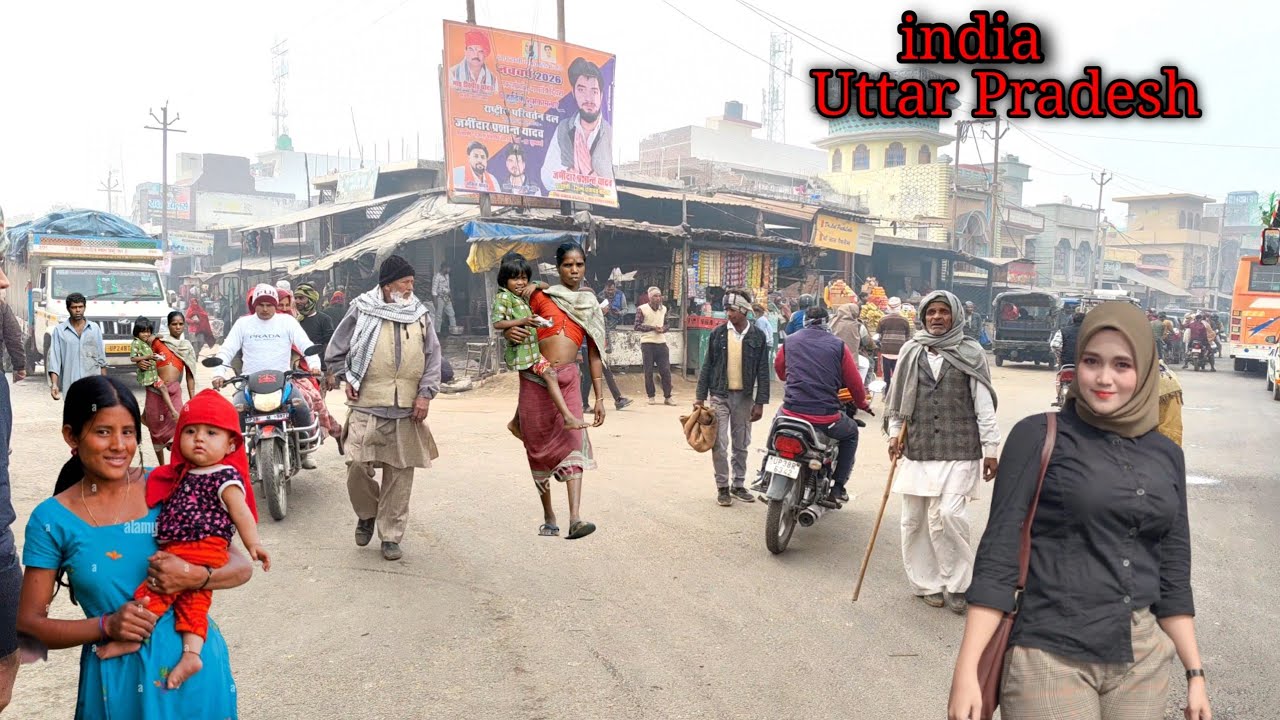 How are the village people's life and roads in Uttar Pradesh, India #indiavillagedailyvlog