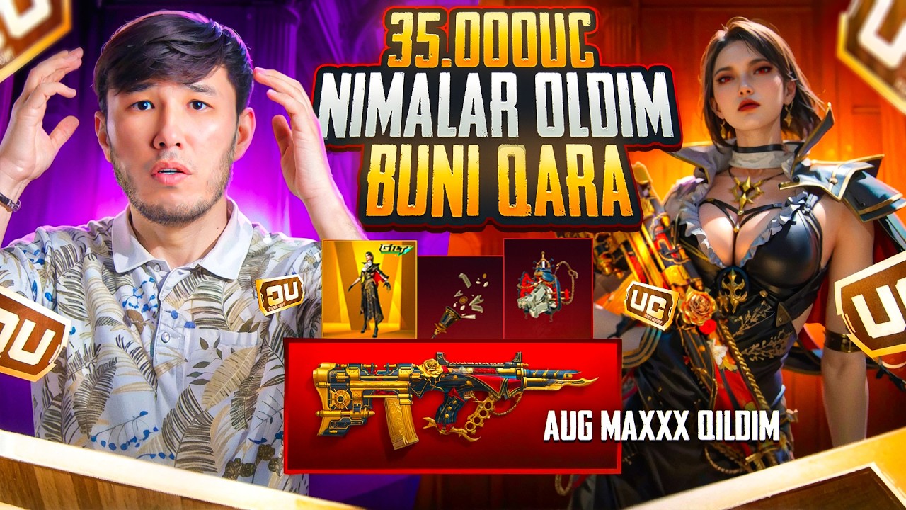 35.000UC NIMALAR OLDIM BUNI QARA! 😳 OVOZLI AUG MAAX QILDIM! 🥵