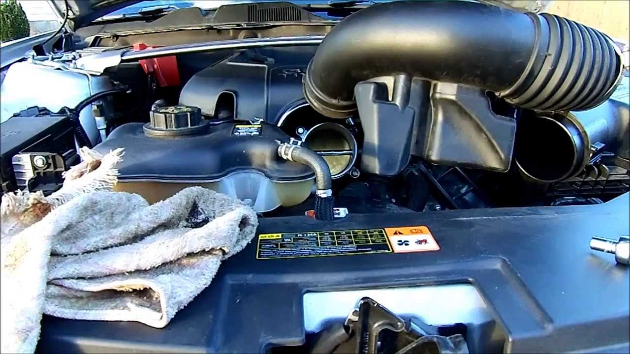 Cleaning MAF and Throttle Body on a 2011 Mustang GT