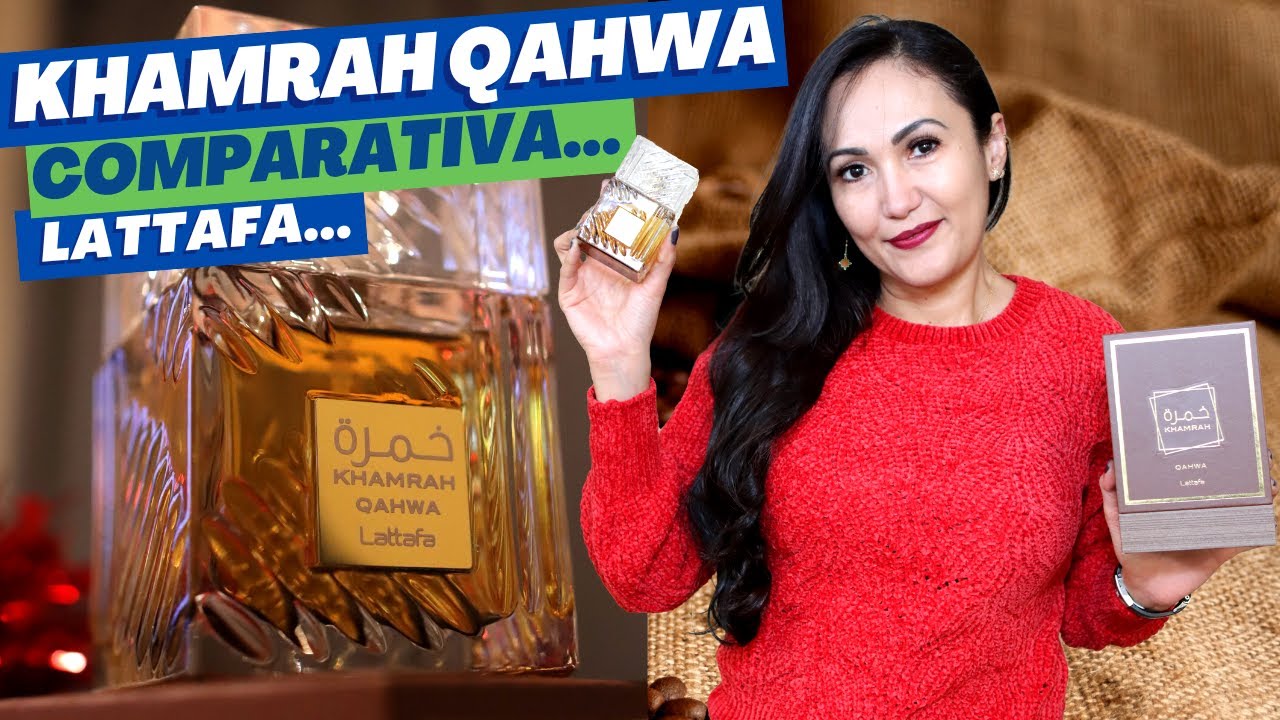 Khamrah Qahwa ☕Lattafa, cual es mejor? 😍, Perfume misterioso con nota de café para mujer 2024