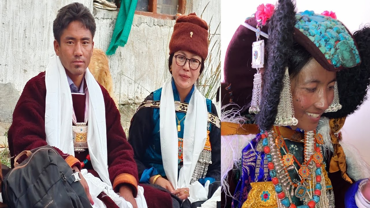 Zanskar traditional wedding 💍 Lhamo weds Kunchok Happy life2024#zanskar#wedding