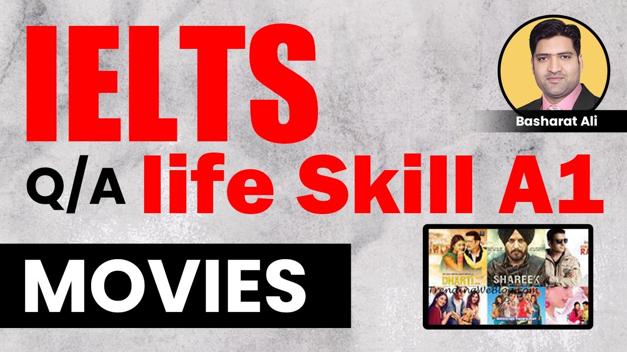 IELTS A1 life skills question & answer | WATCHING MOVIES | question & answer on MOVIES AND FILMS